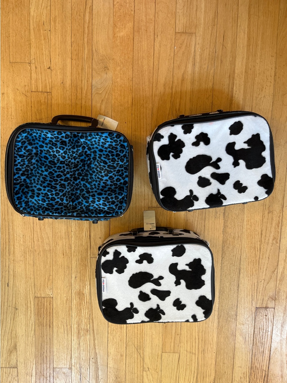 vtg 90s NWT Limited Too cosmetic/accessory cases,faux fur & straps-  $50 EACH